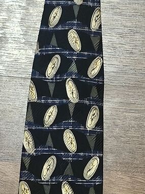 ROBERT TALBOTT STUDIO mens Parisian hand Made silk Tie SIZE 58x4 MULTICOLOR T16
